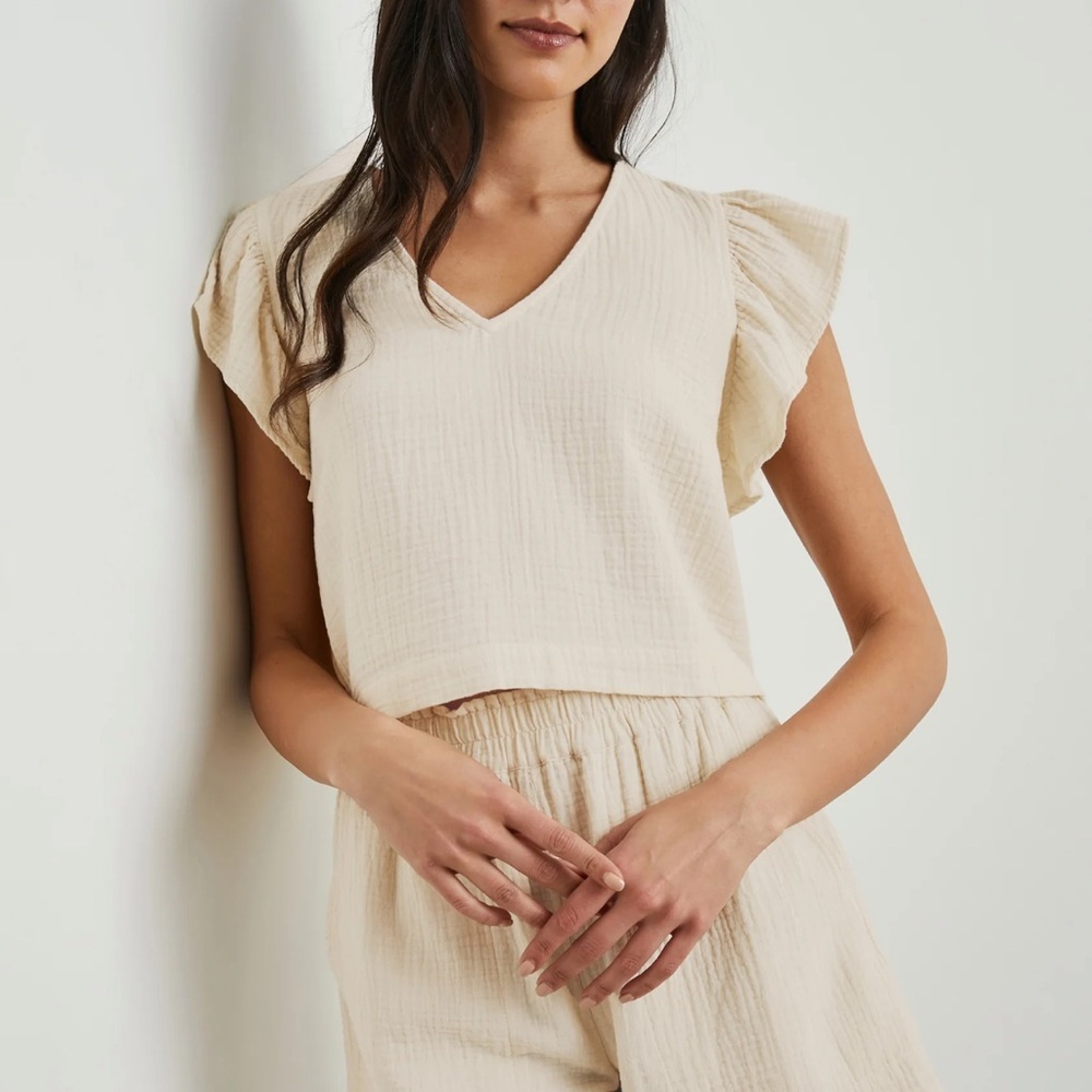 Rails Miley Top + Leon Pants in Flax Set size Medium